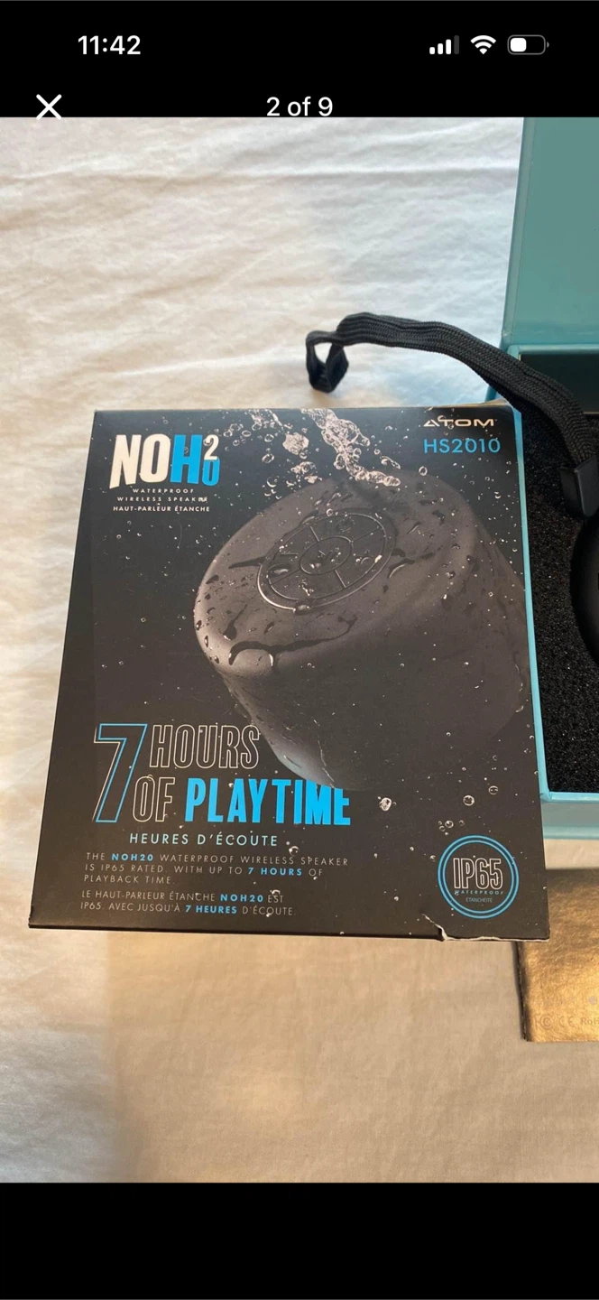 No H2O Water Proof Wireless Speaker - photo 2