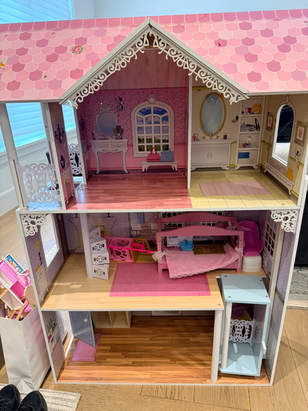 Kid's Play Kitchen and Dollhouse - photo 2