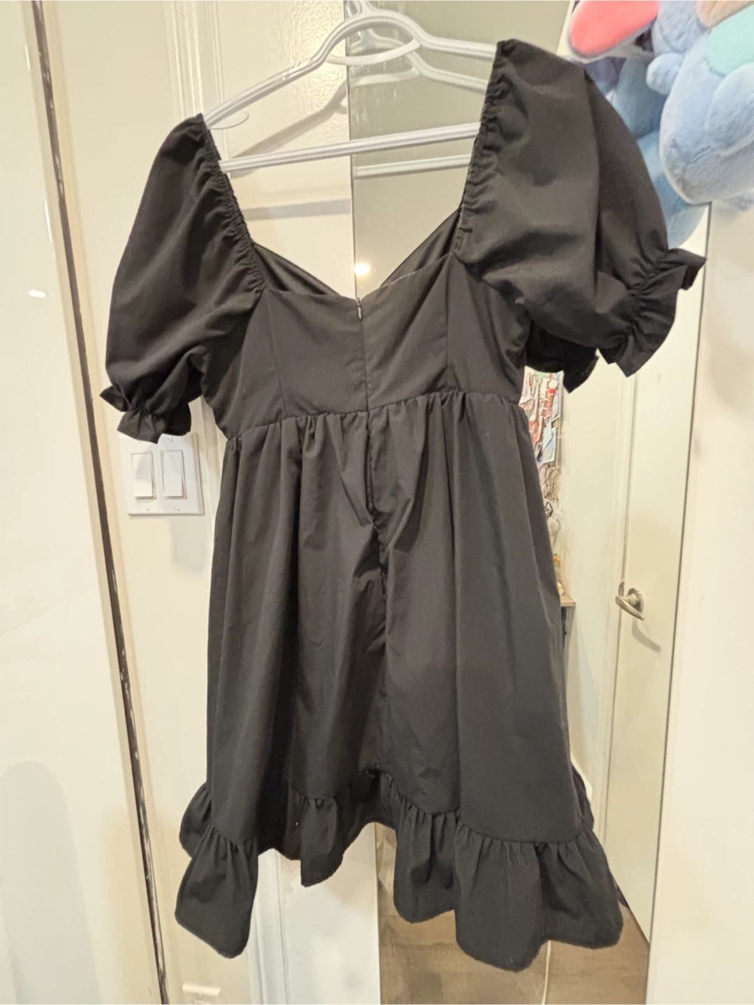 Streetwear Society Black Puff Sleeve Dress - photo 4