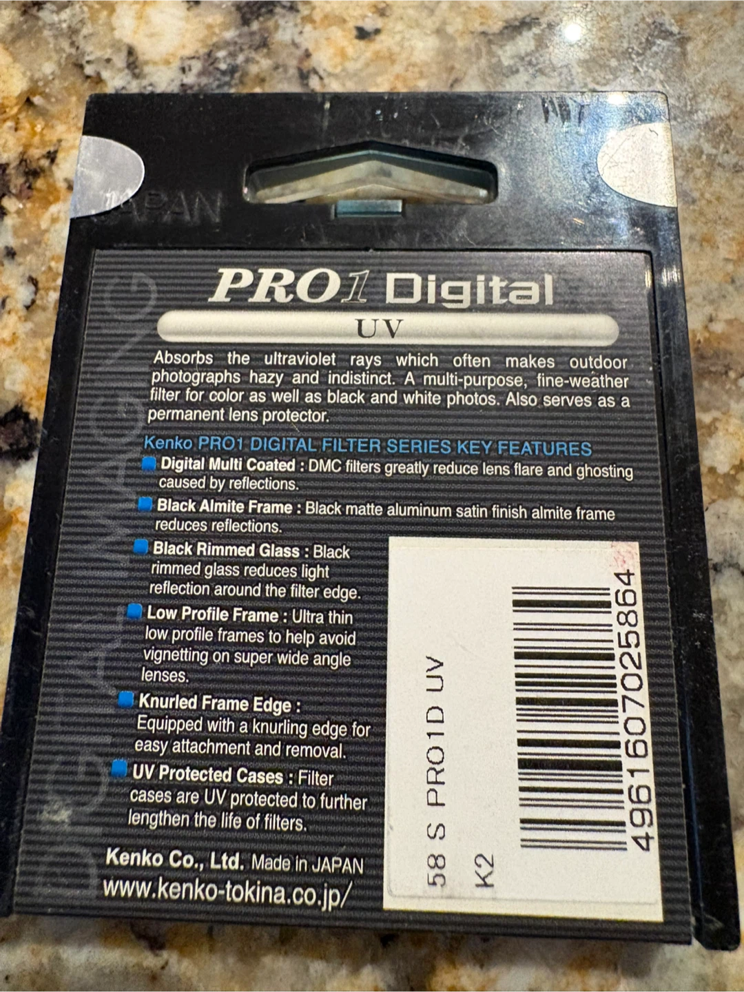 Kenko PRO1D Digital UV Filter - 58mm - photo 2