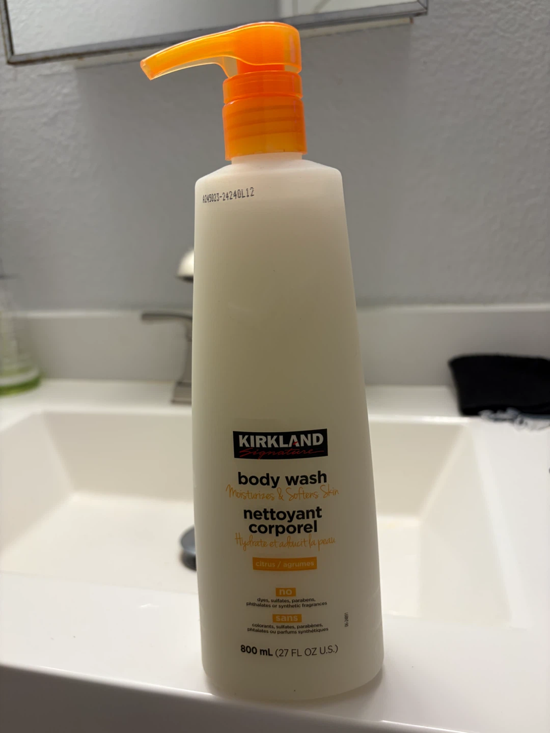 Kirkland Signature Body Wash Citrus 800 mL
