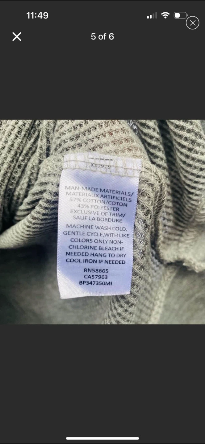 New BP Oversized Small Waffle Knit Long Sleeve - photo 5