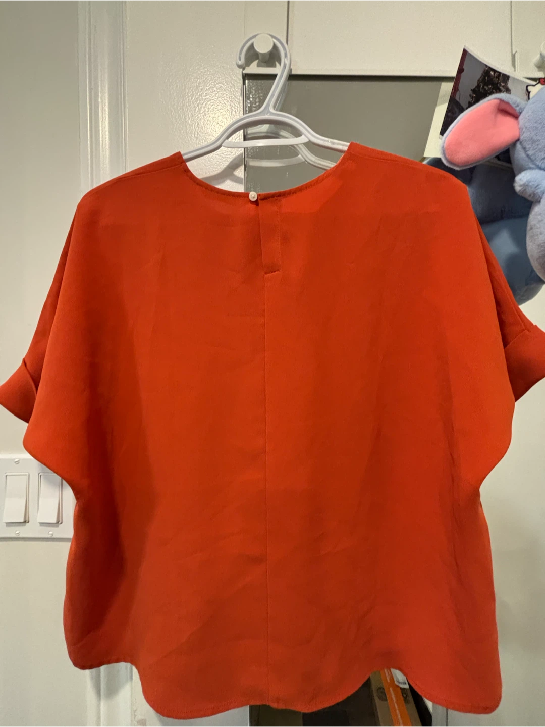 Uniqlo Orange Tunic Blouse - XS - photo 3
