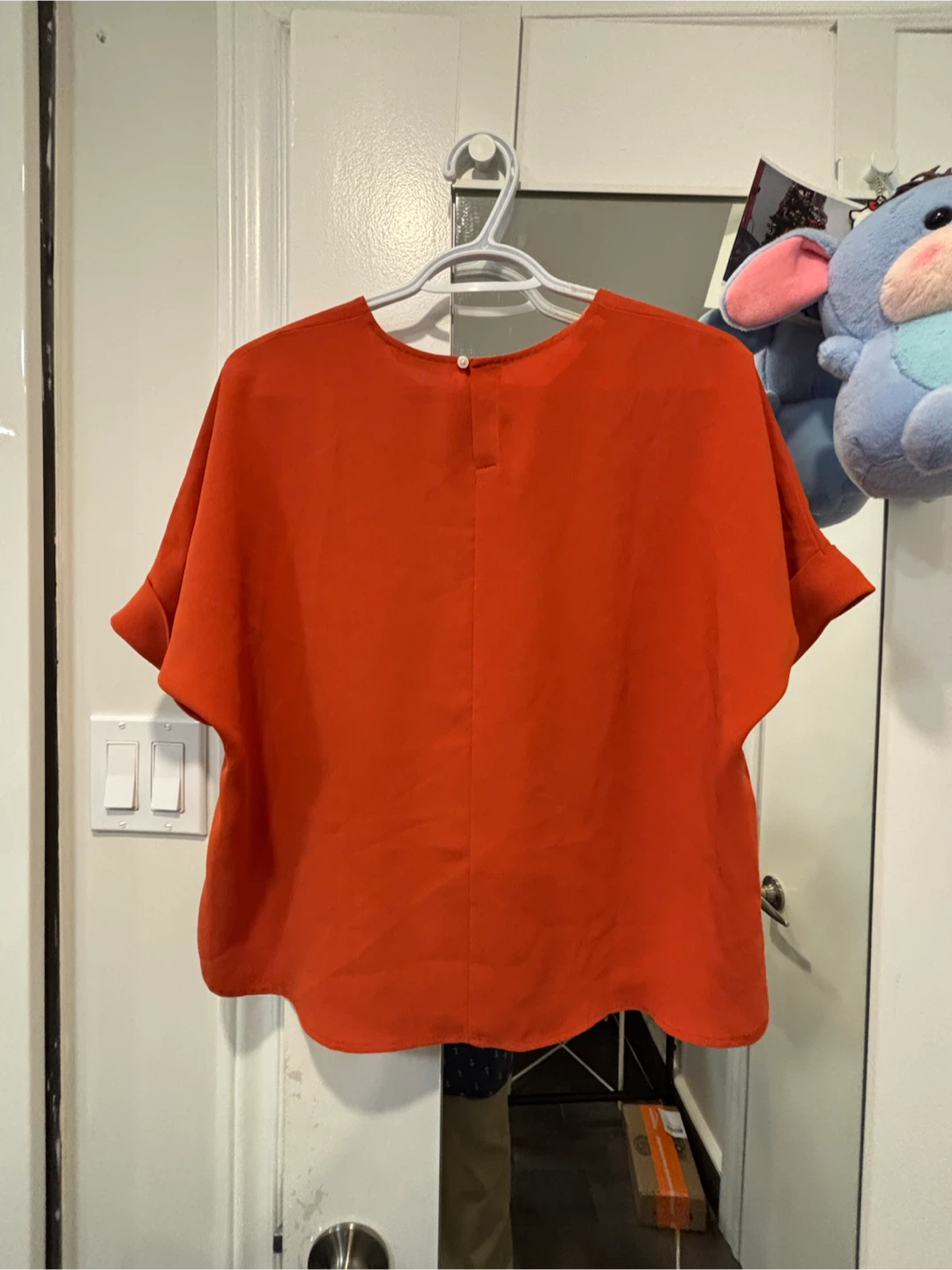 Uniqlo Orange Tunic Blouse - XS - photo 4