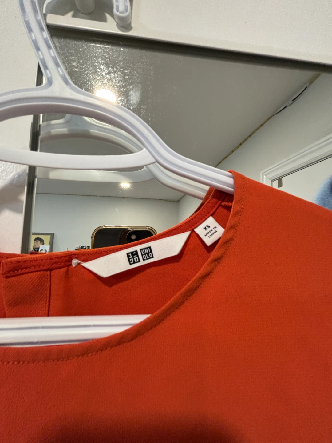 Uniqlo Orange Tunic Blouse - XS - photo 5