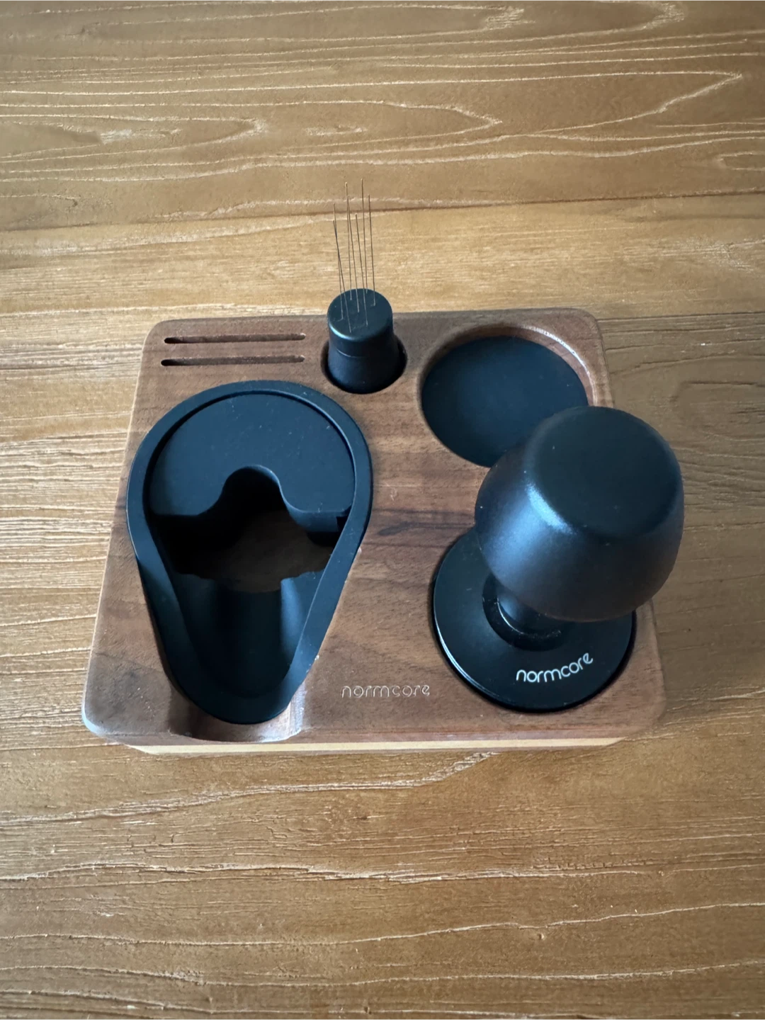 Normcore Espresso Tamping Station & Tamper