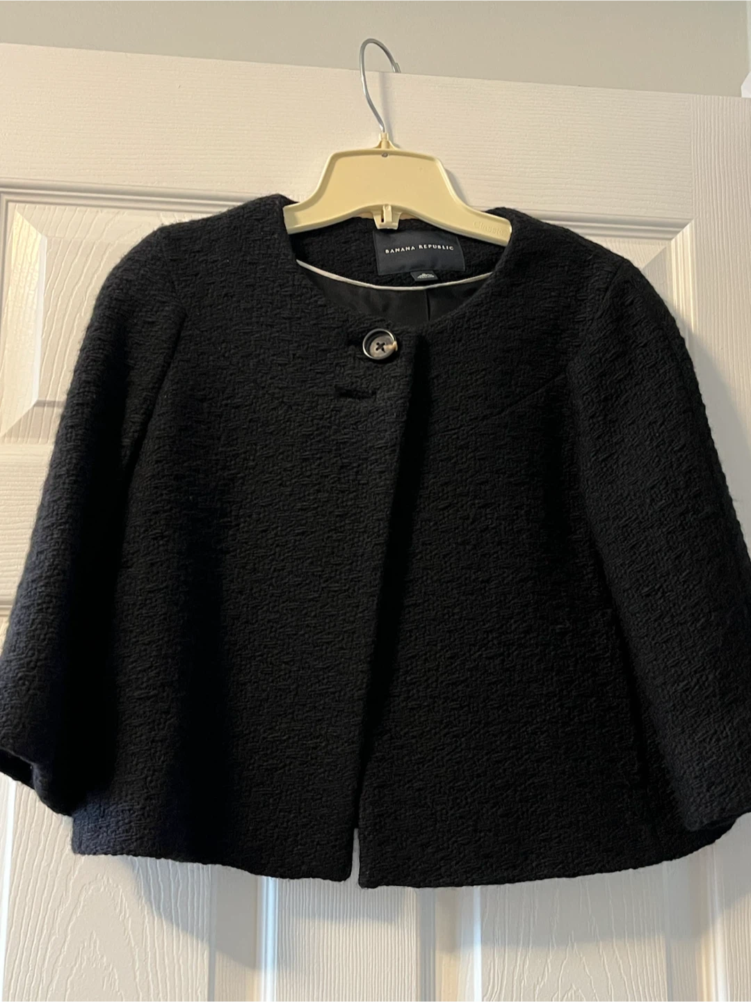 Cropped wool jacket - photo 2