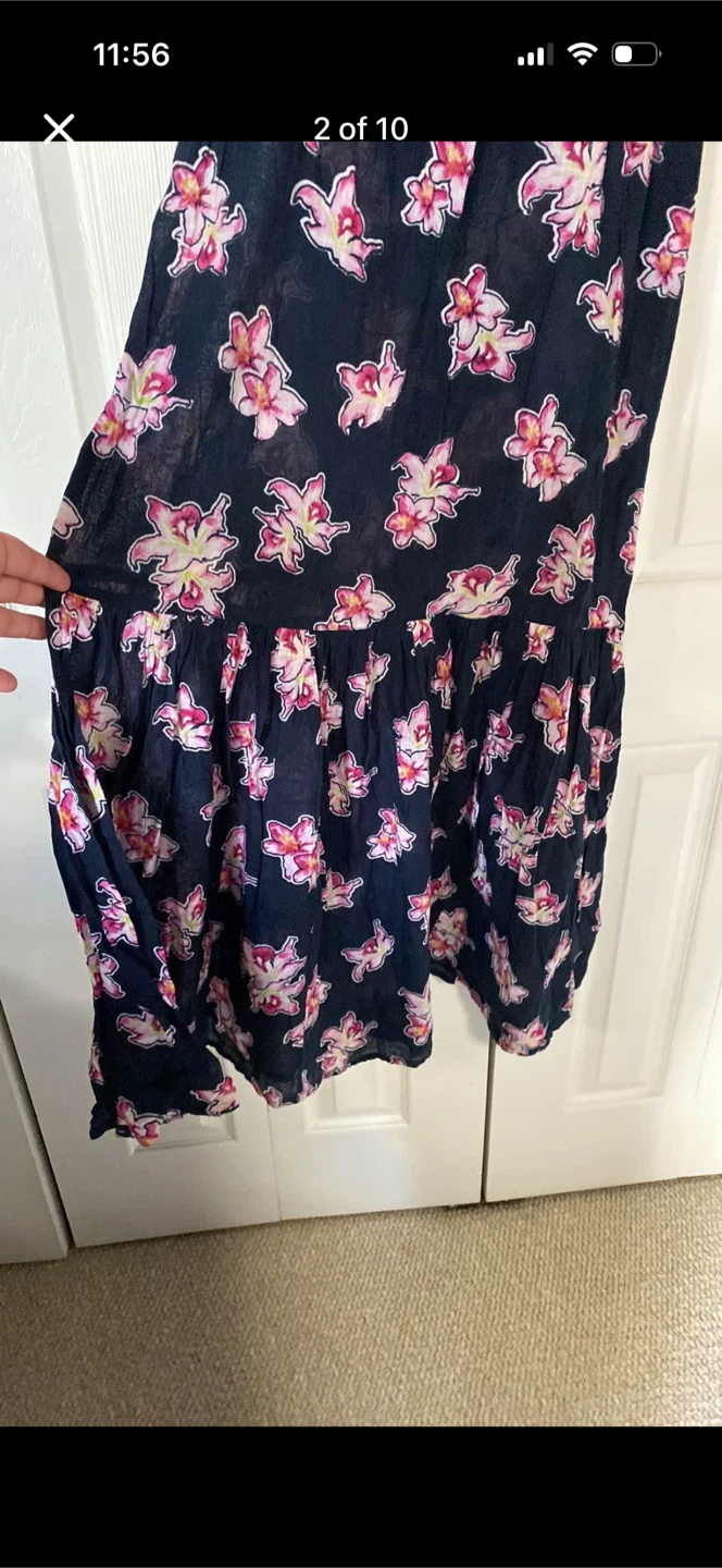 ASOS Swim Backless Long Floral Cover Up Dress - photo 2