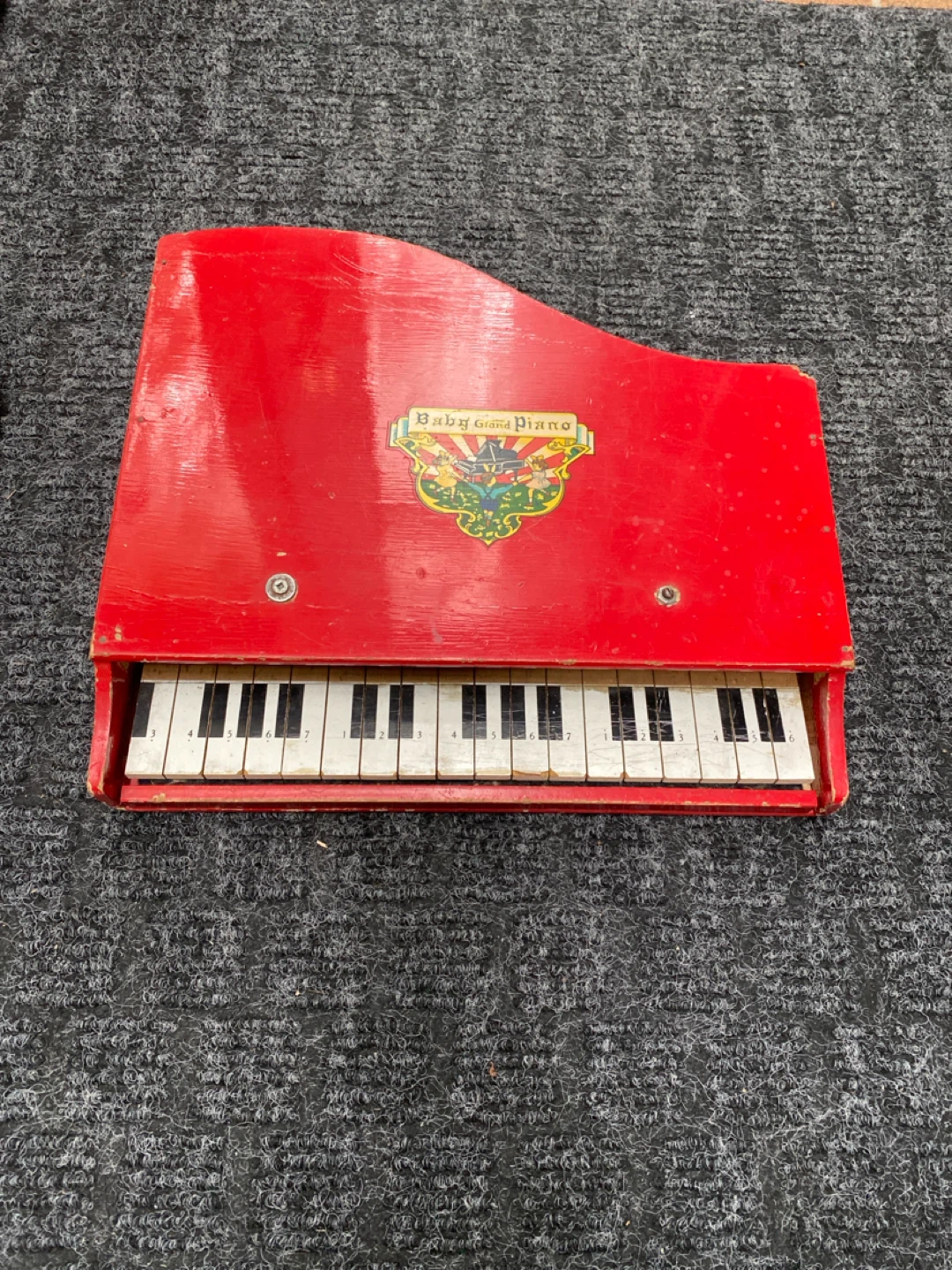 Vintage Baby Grand Piano Toy
