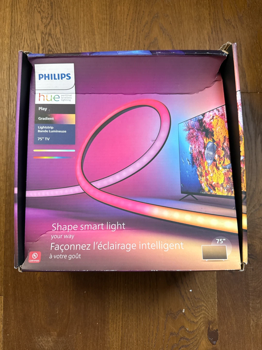 Philips Hue Play Gradient Lightstrip 75" TV