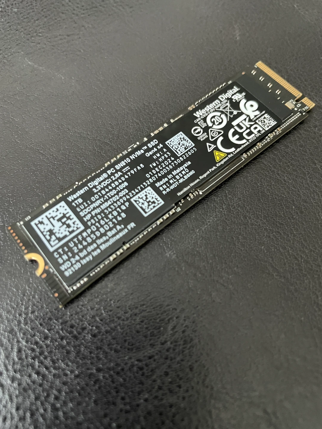 1TB Wd black 100% health