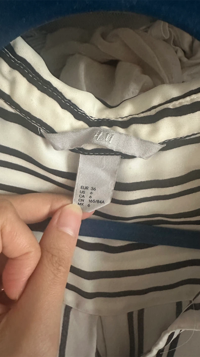 H&M Striped Sleeveless Blouse - EUR 36 - photo 2
