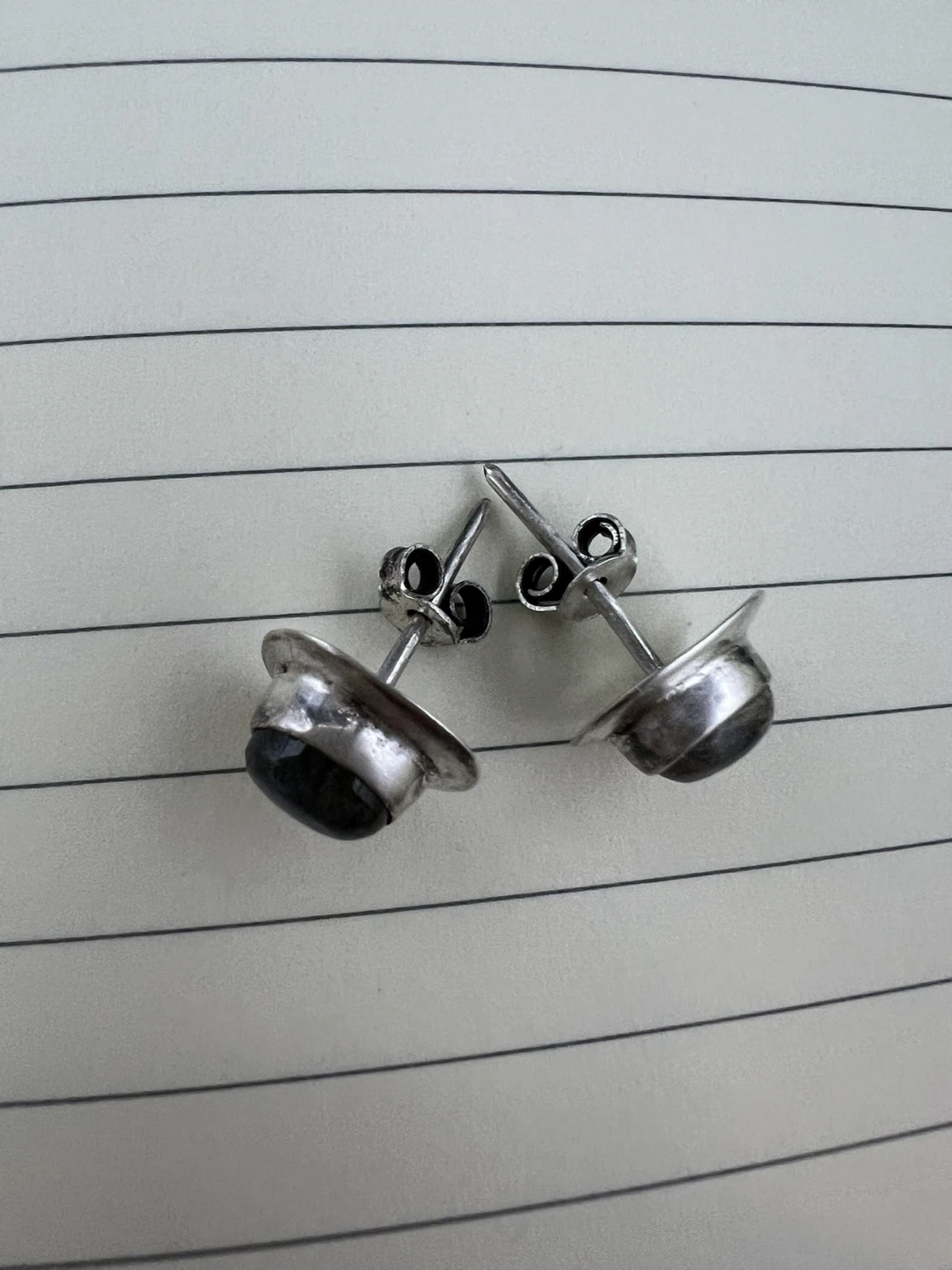 Vintage Sterling Silver Stud Earrings - photo 4