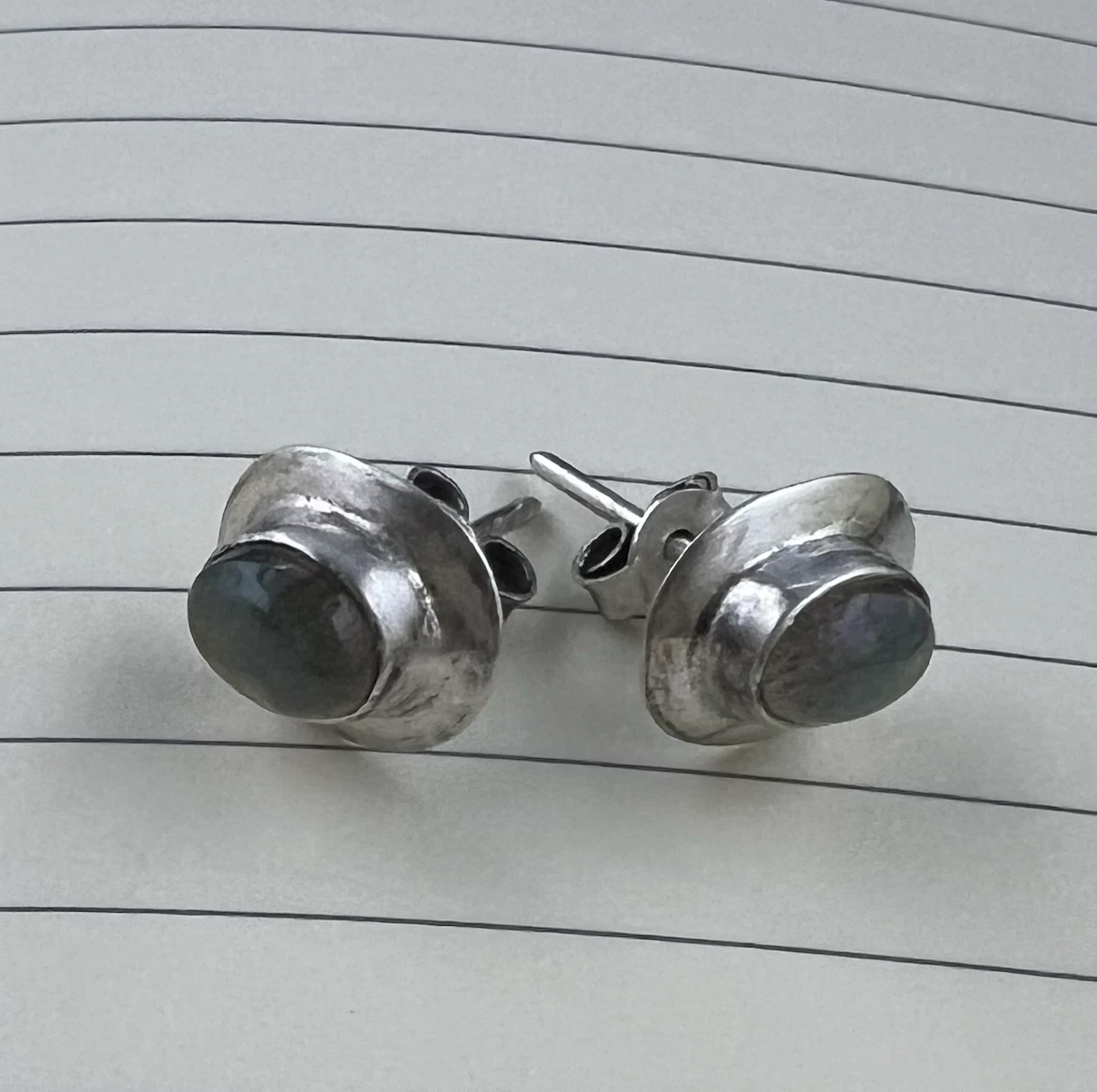 Vintage Sterling Silver Stud Earrings - photo 5