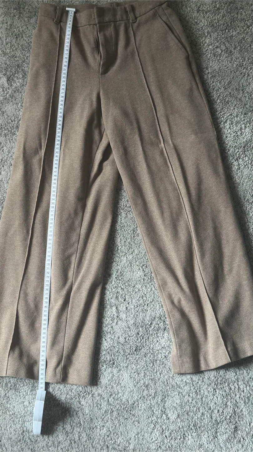 Uniqlo Wide Leg Pants Size S/P Beige - photo 2