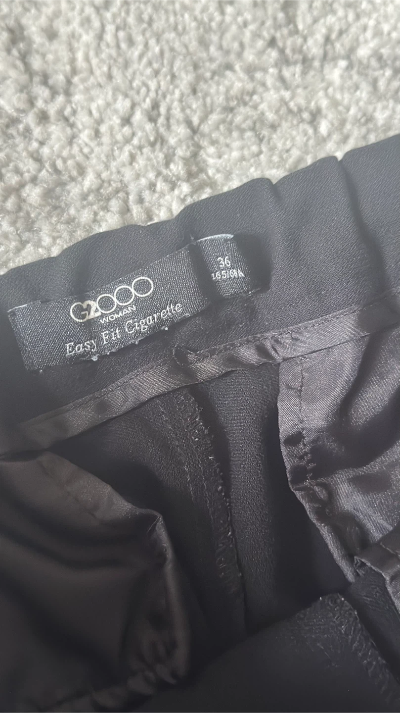C2000 Easy Fit Cigarette Pants Black Size 36 - photo 4