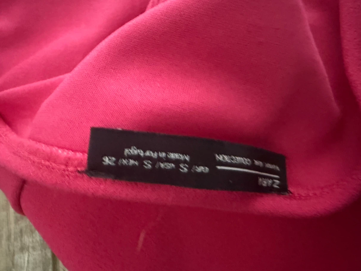 ZARA Pink Halterneck crop top