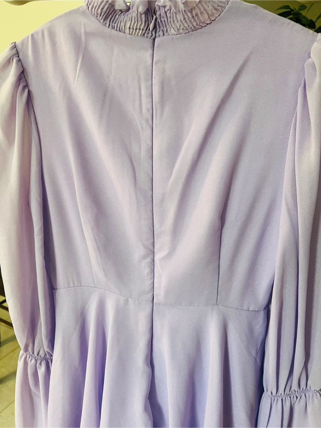 Purple Dress with Ruffled Layers - Shimmery (XS) - photo 4