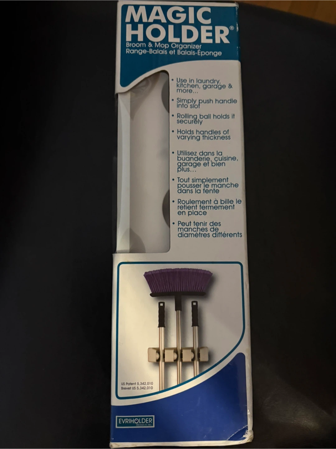 Magic Holder Broom & Mop Organizer