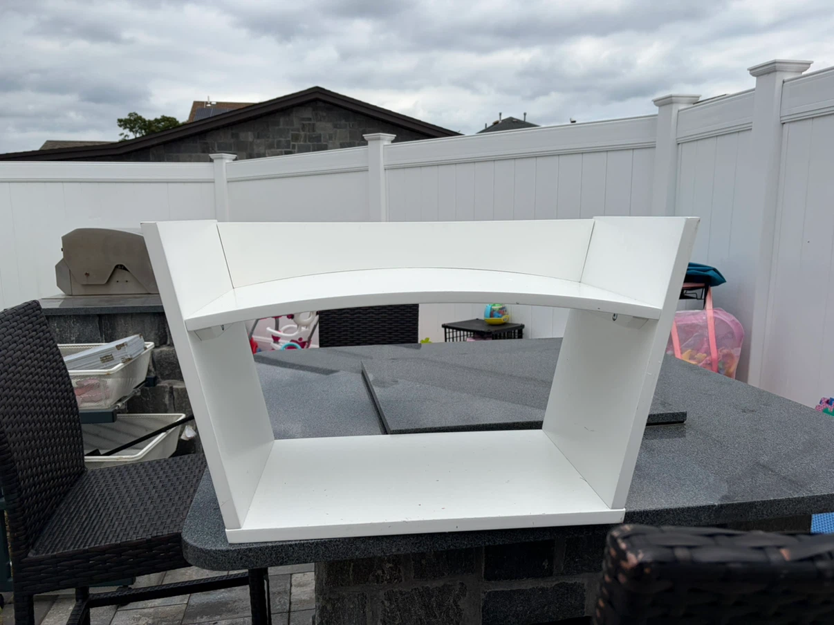 Crate & barrel White Modern Shelf Unit - photo 5
