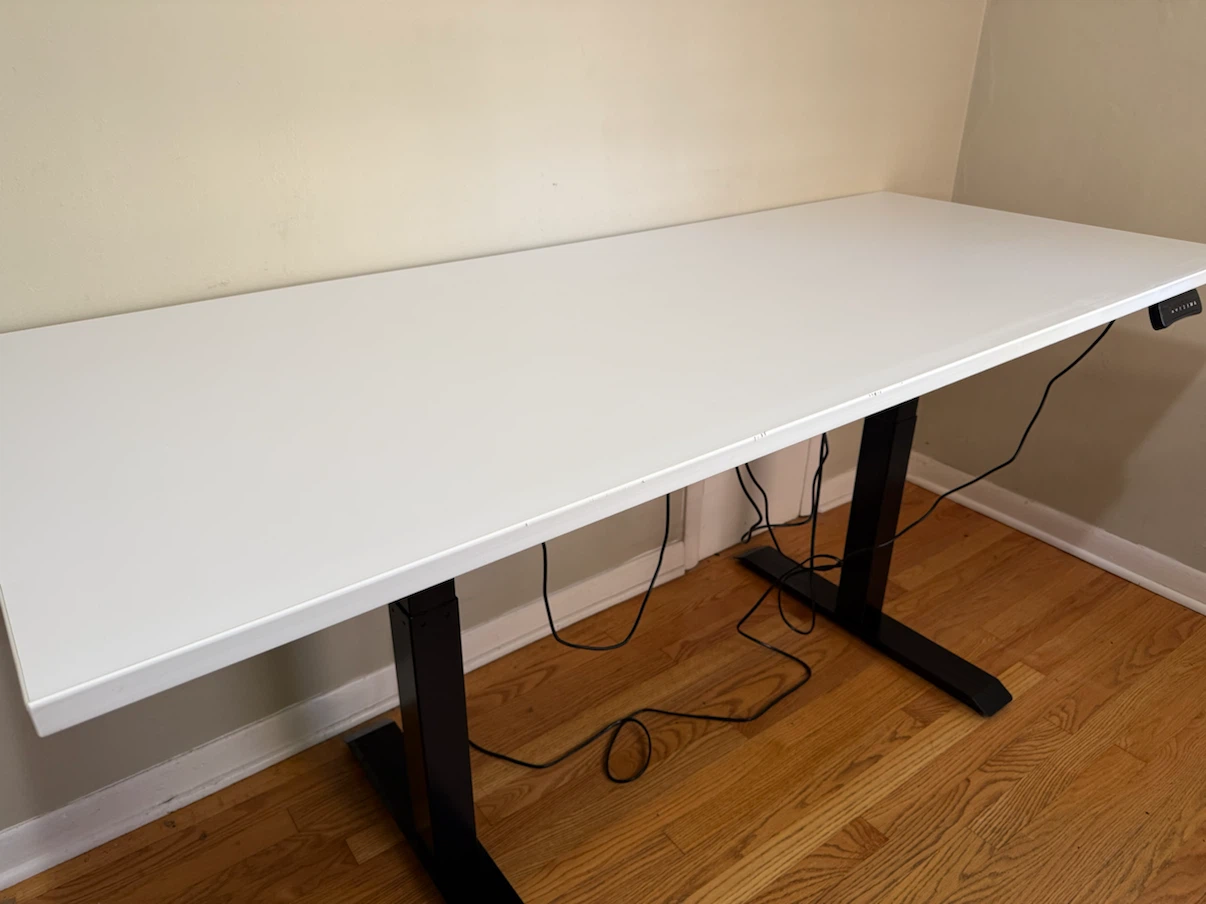 White Standing Desk