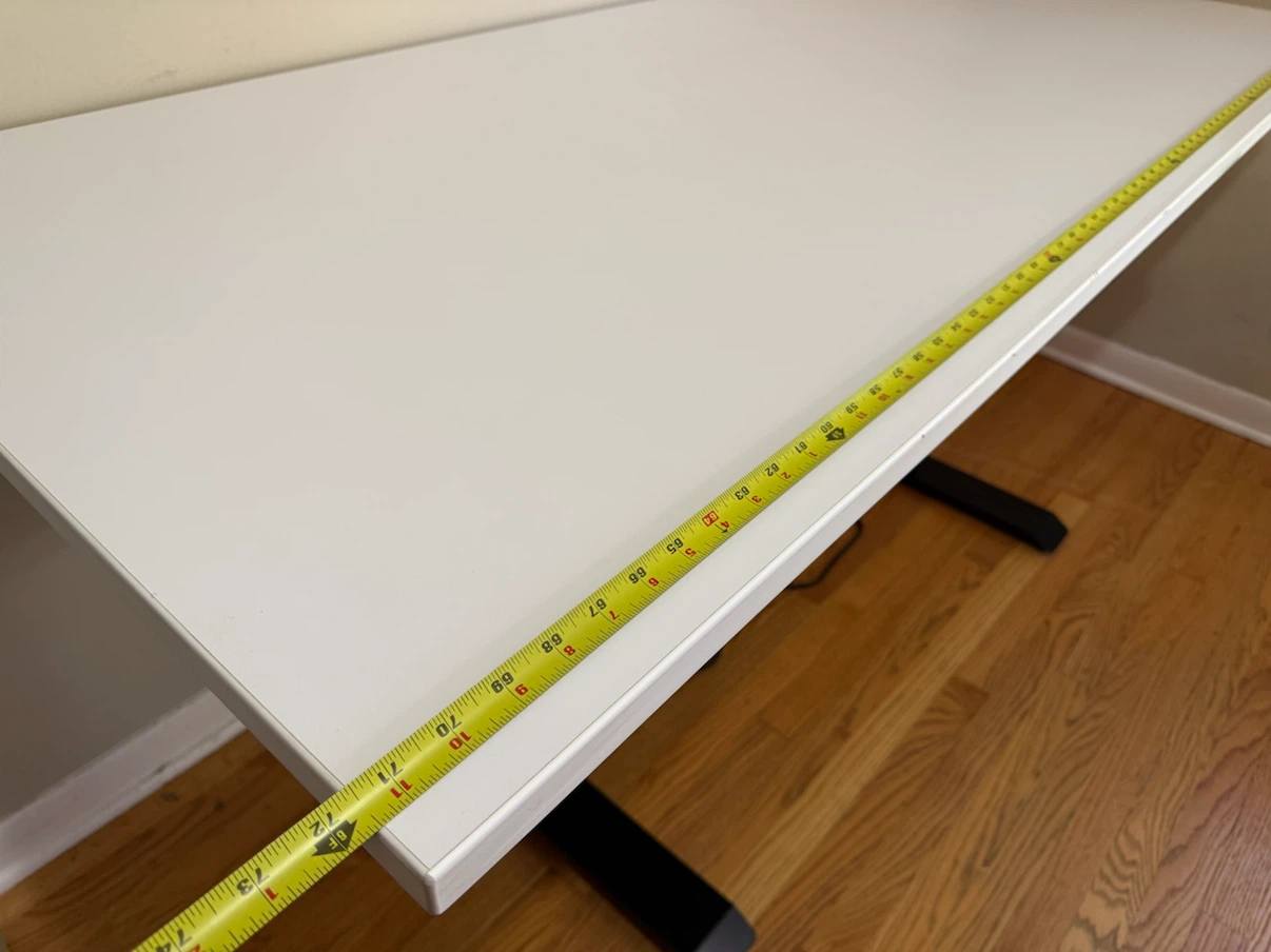 White Standing Desk - photo 2