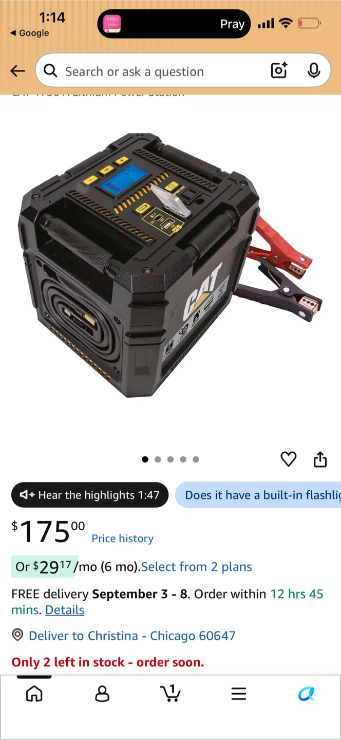 CAT 1750A Lithium Power Station PPSCL3 - photo 3
