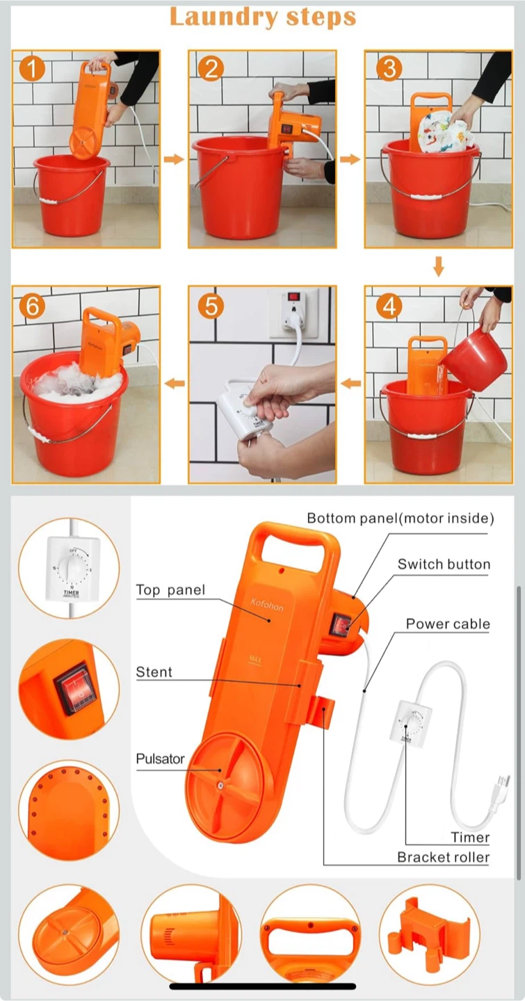 Kofohon Portable Mini Washing Machine - photo 4
