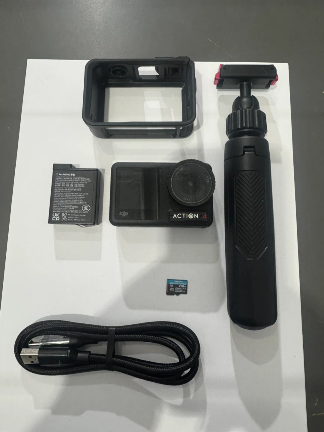 DJI Action 4 Camera with 256GB microSD Card