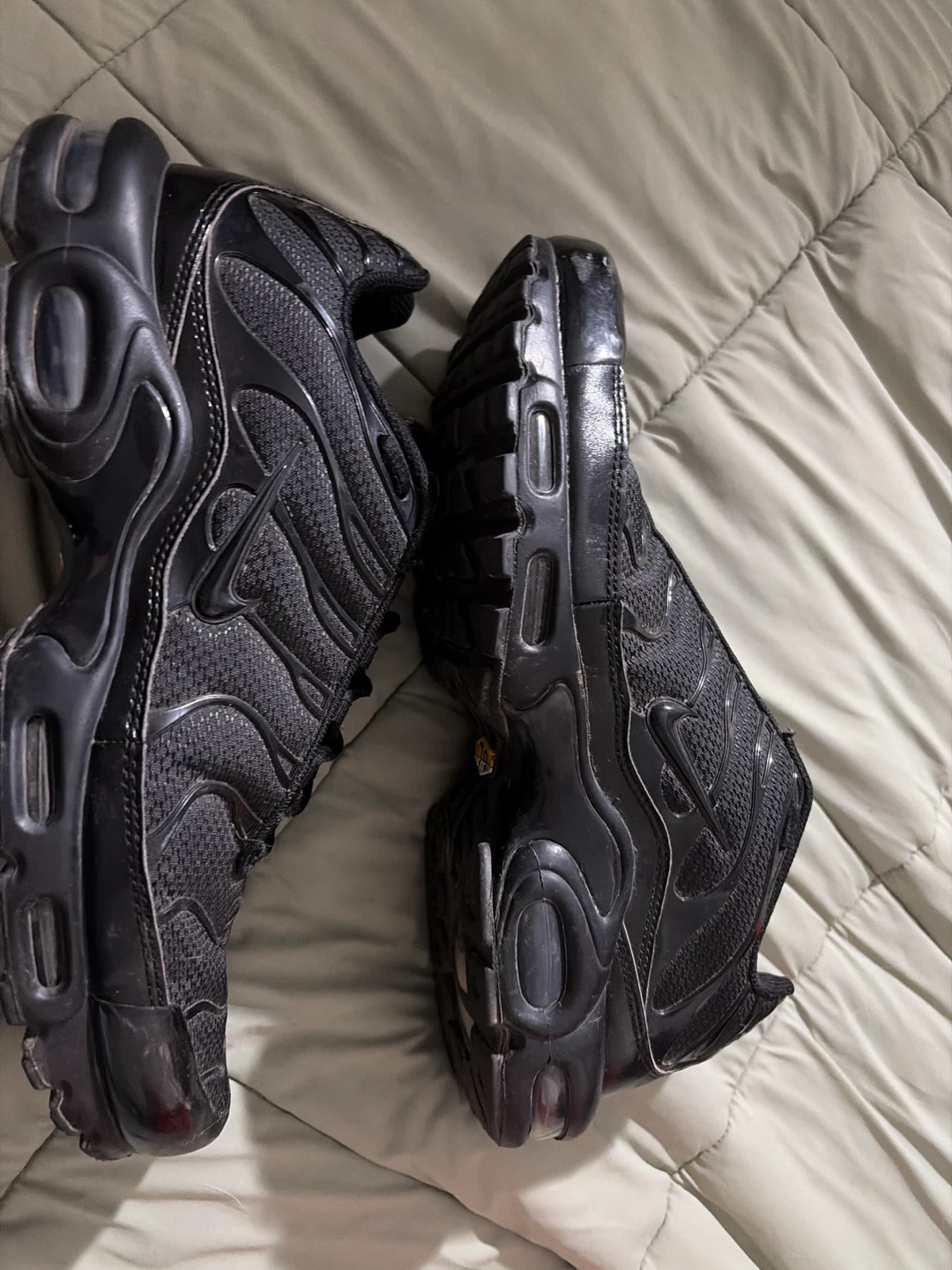 Nike Air Max Plus "Black/Black" Men's Shoes - photo 2