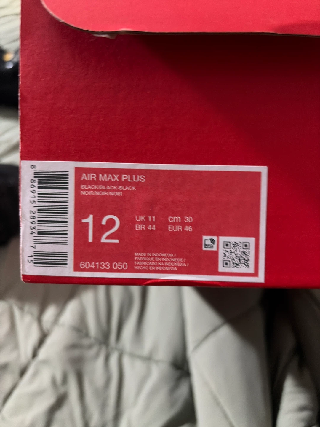Nike Air Max Plus "Black/Black" Men's Shoes - photo 4