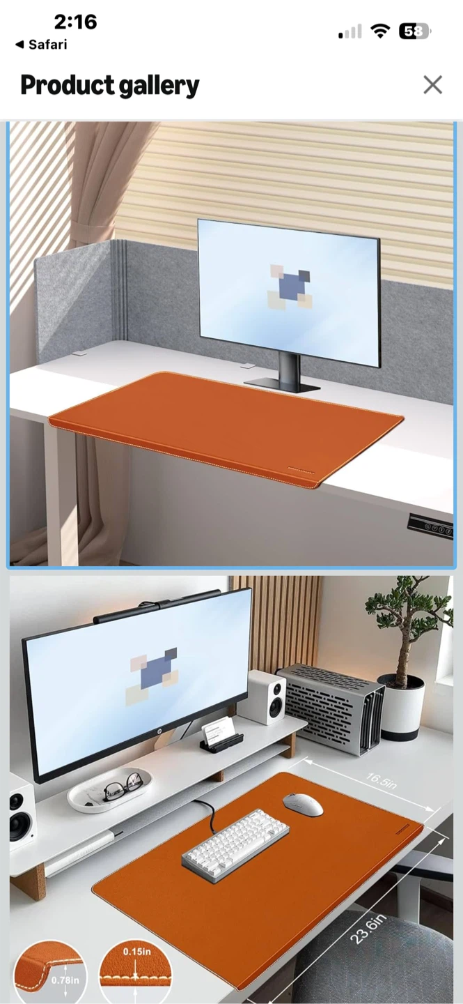 Ergocollect Skogsta Desk Pad