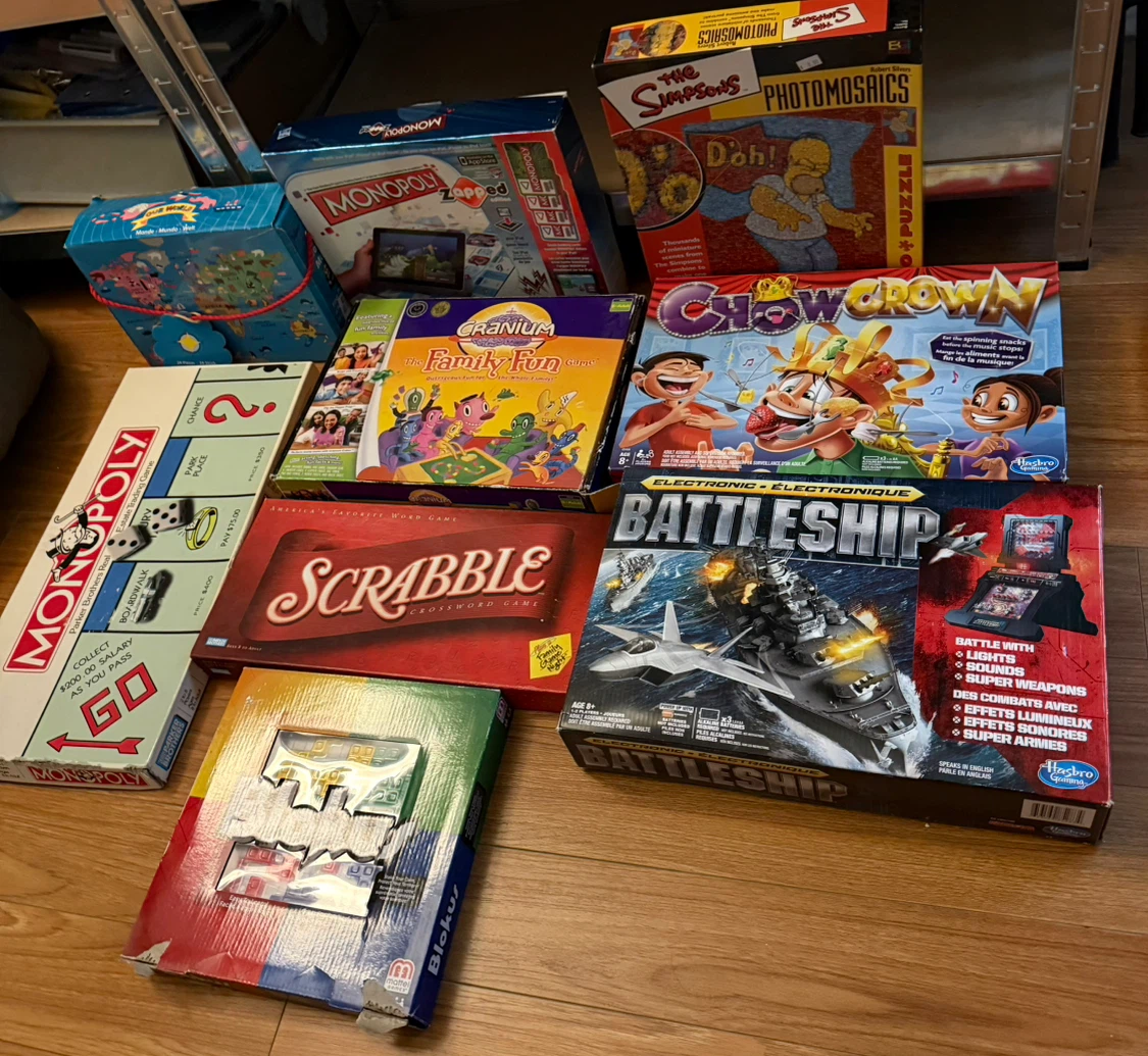 Used Assorted Board Games