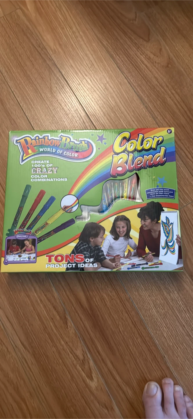 Rainbow Brush Color Blend Art Kit