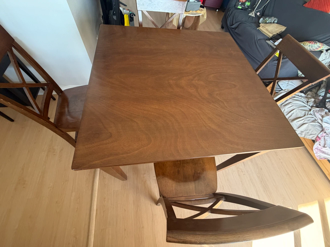 Square Dining Table and Four Chairs - photo 5