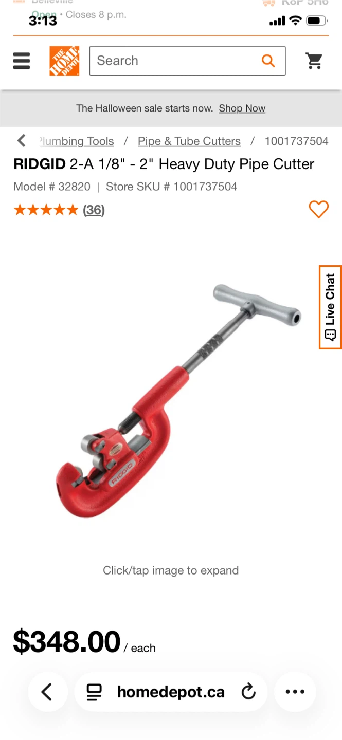 RIDGID 1-2 Pipe Cutter - photo 5