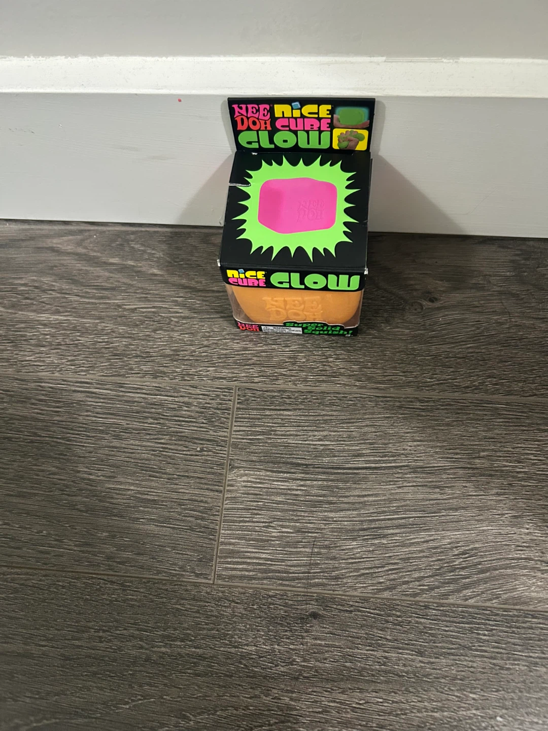 Nee Doh Super Solid Squish Cube Glow - photo 2