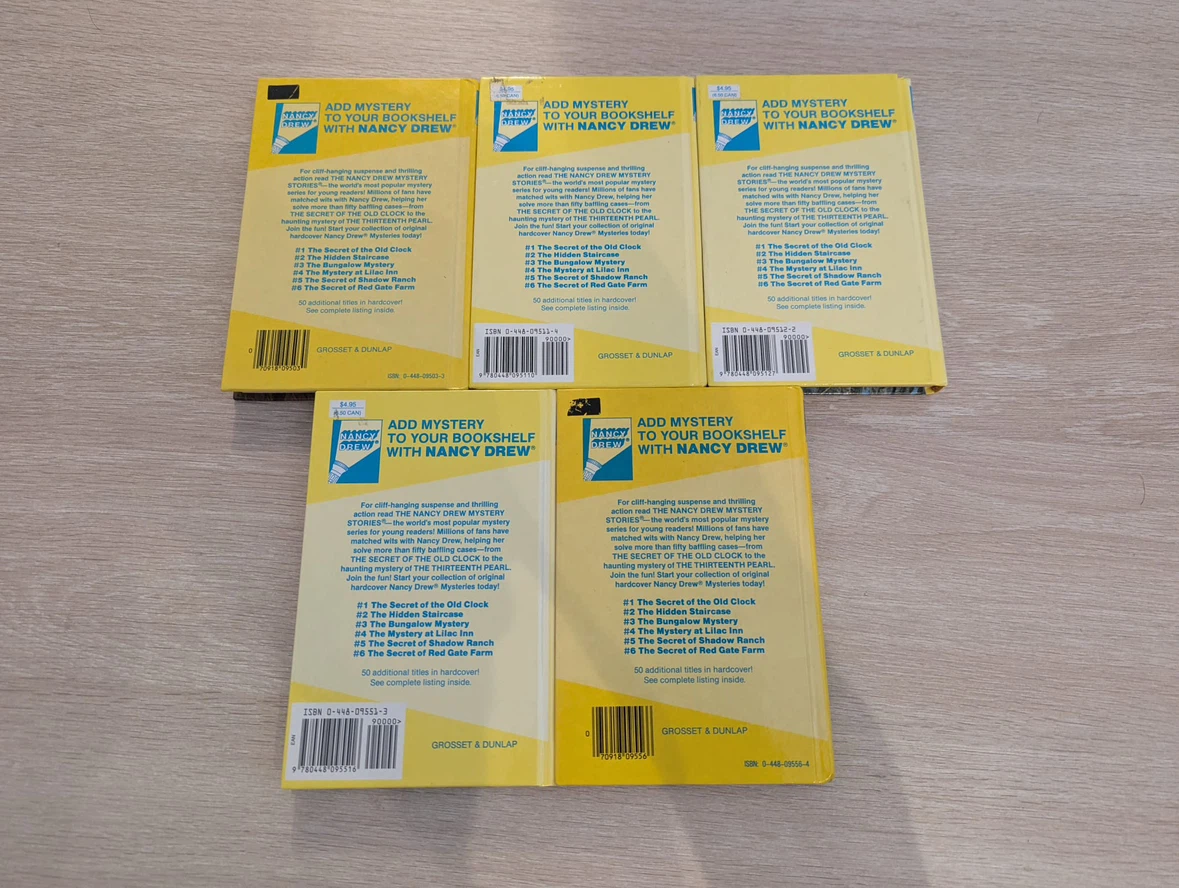 5 Nancy Drew books - photo 3