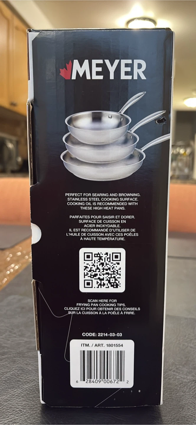 Meyer Accolade Stainless Steel Fry Pan Set - photo 3