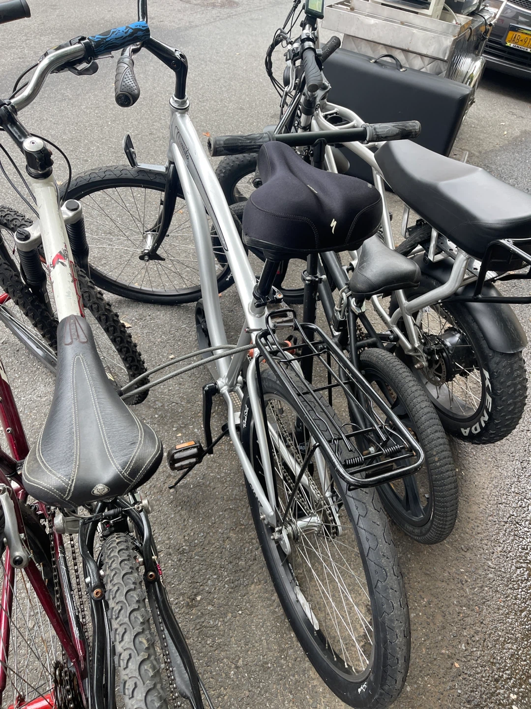 Silver "Cruiser" Style Bicycle