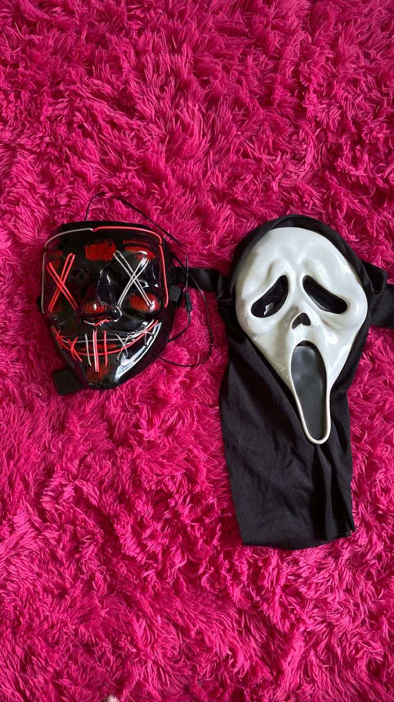 Halloween Costume Lot - Scream Mask, Purge Mask & More - photo 3