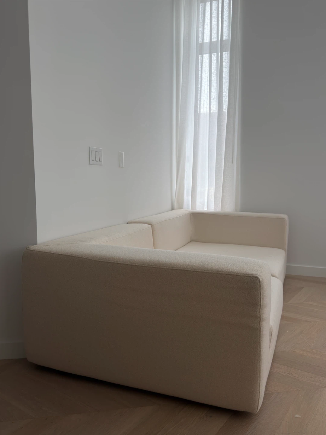 RH Cloud Sofa - 2 Luxe Corner Pieces (Holland & Sherry Bouclé) - photo 2