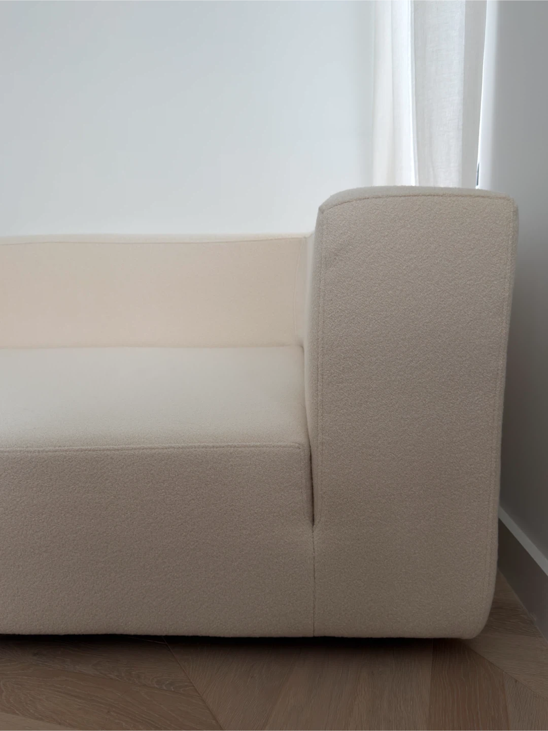 RH Cloud Sofa - 2 Luxe Corner Pieces (Holland & Sherry Bouclé) - photo 4
