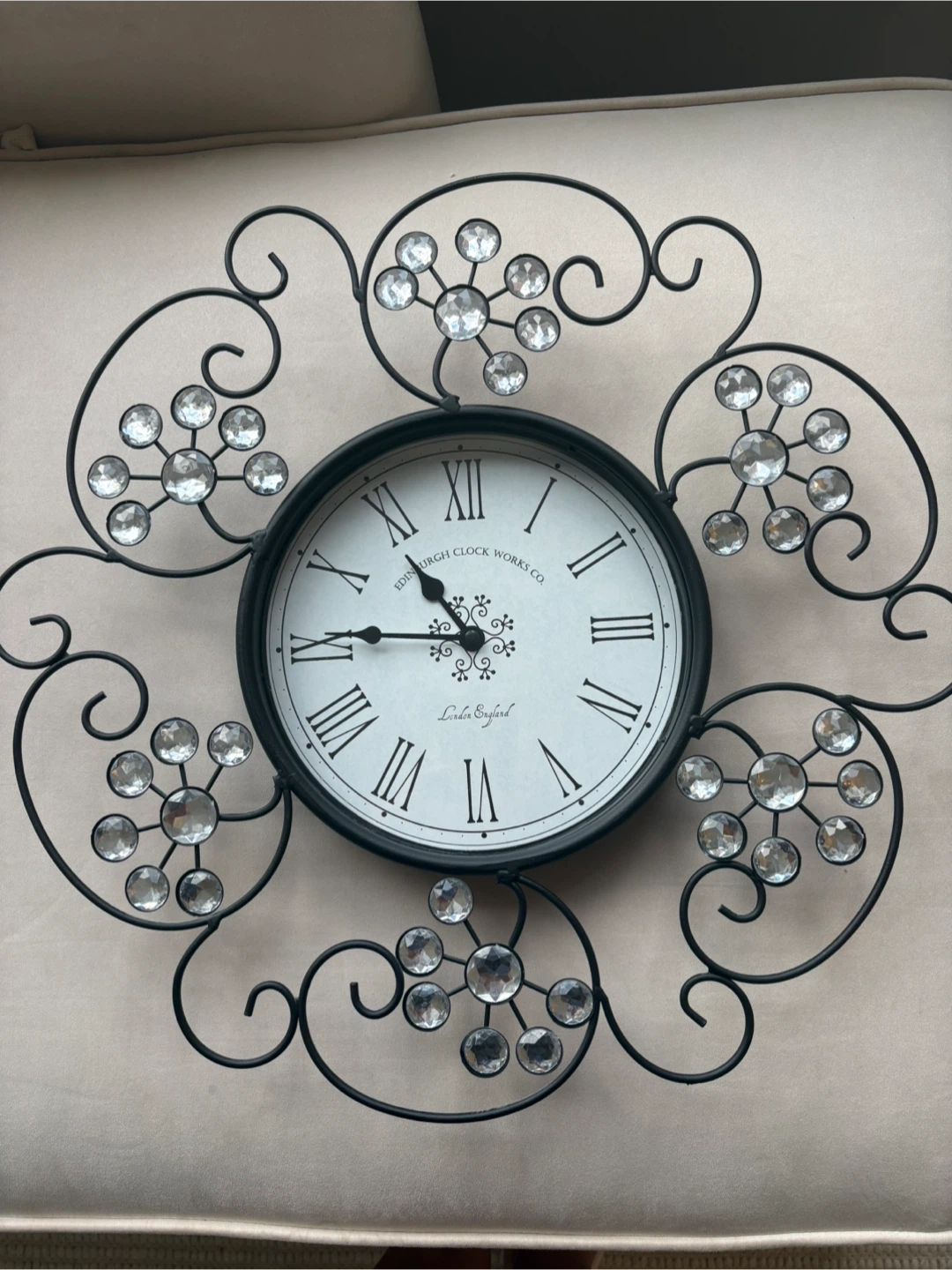 Edinburgh Clock Works Co. Decorative Wall Clock