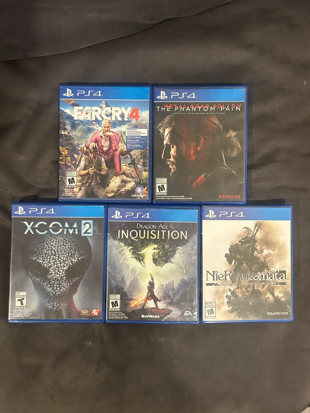 PlayStation 4 Games -  NieR Automata, MGS V and more (OBO)