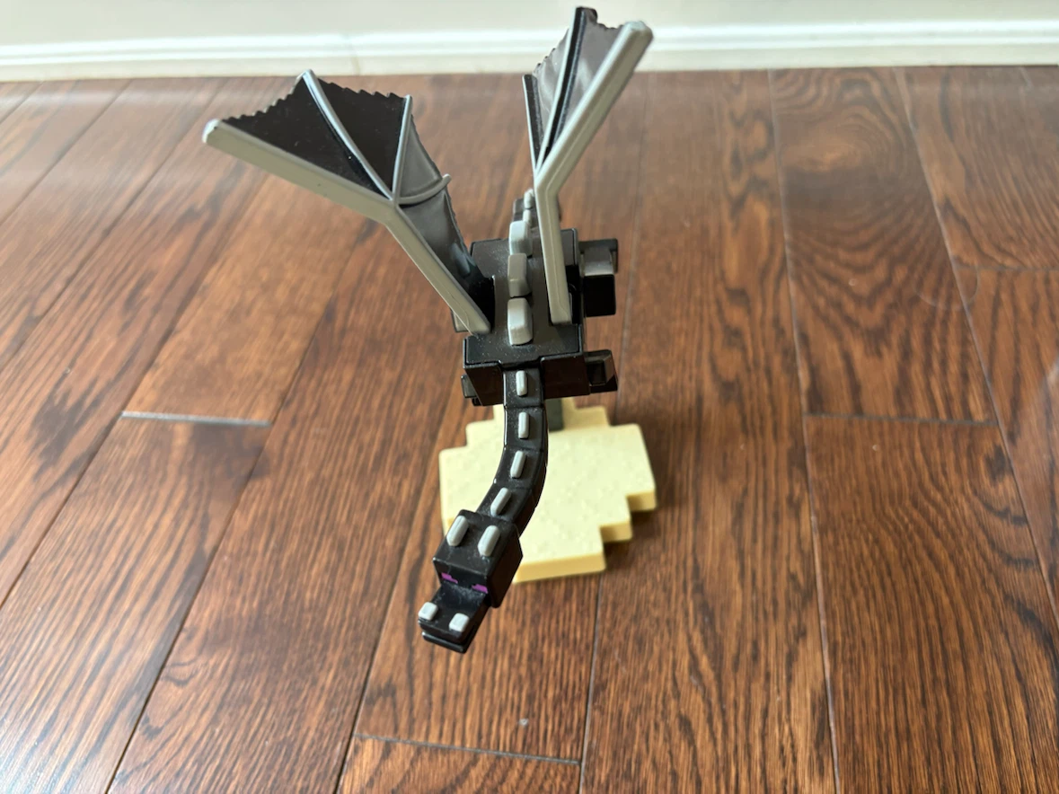 Minecraft Carry Case with Blocks and Ender Dragon Figure - photo 4