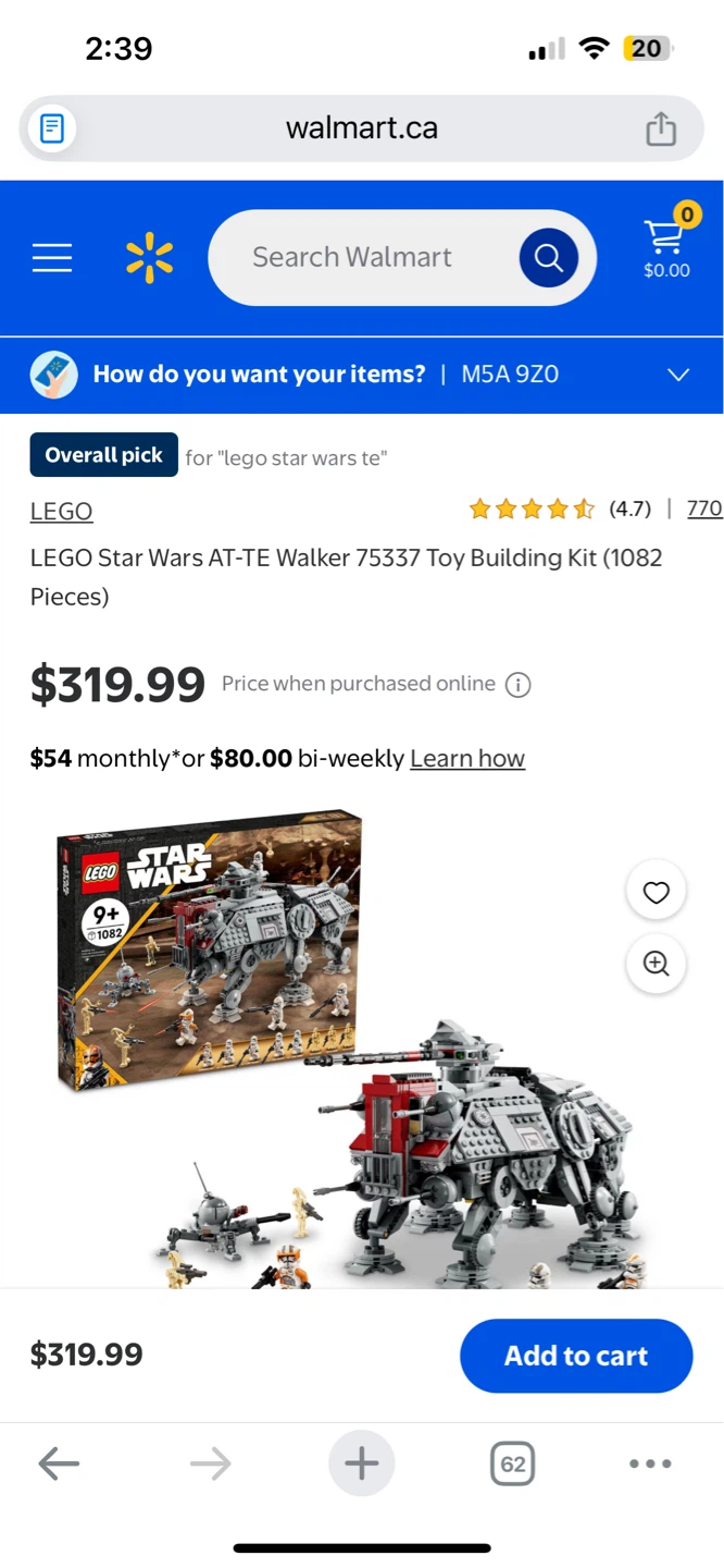 LEGO Star Wars AT-TE Walker 75337 - photo 2