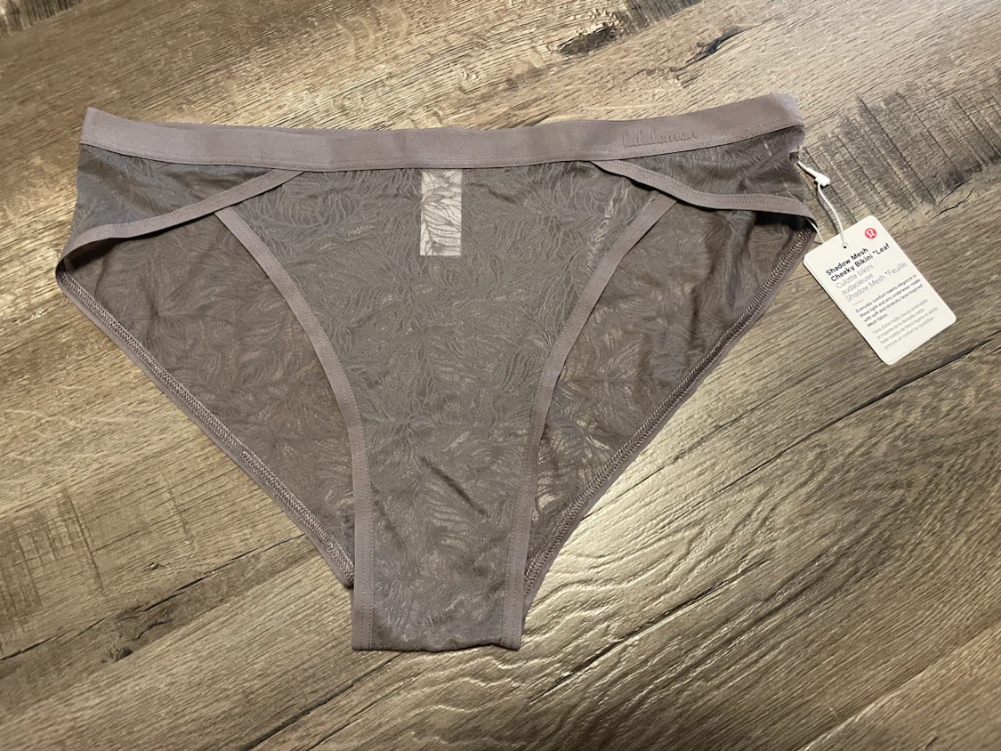 lululemon Shadow Mesh Cheeky Bikini Underwear L New - photo 2