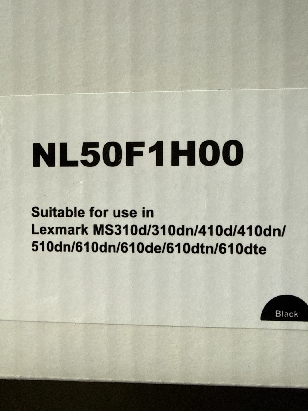 Compatible Lexmark Toner Cartridge NL50F1H00