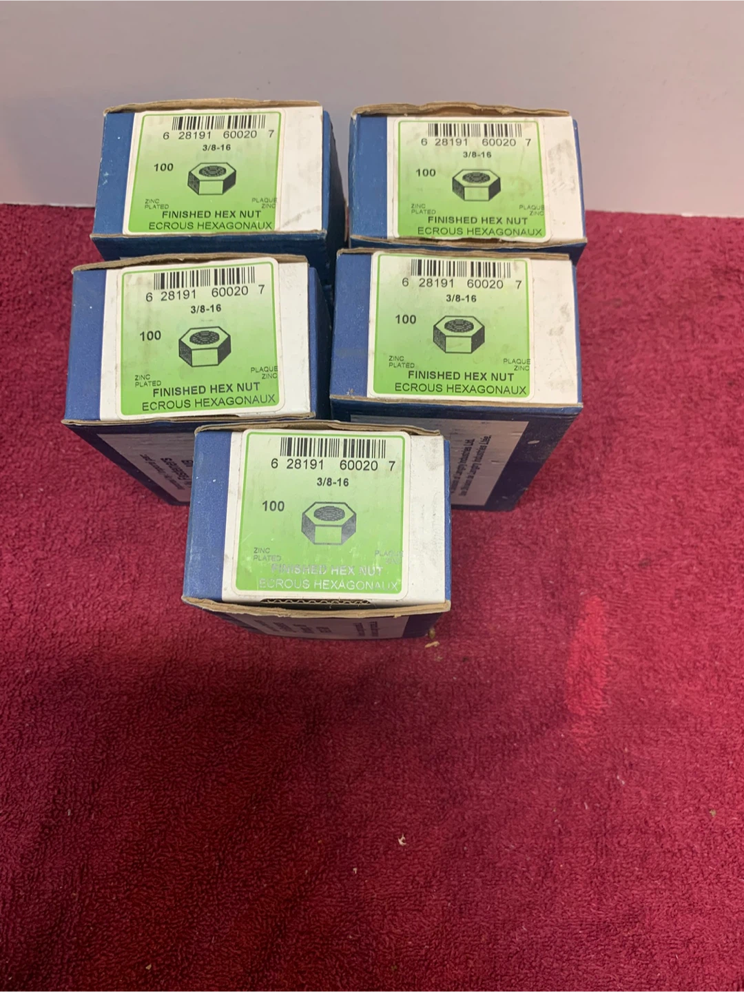 3/8 ZINC PLATED NUTS